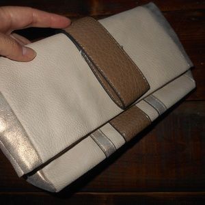 Sam Edelman Circus Clutch Bag Handbag faux leather